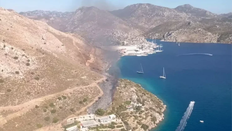 Marmaris’te Makilik Alanda Yangın Söndürüldü